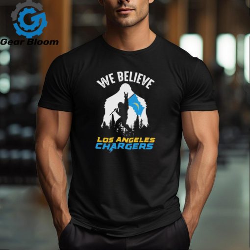 Bigfoot We Believe Los Angeles Chargers 2024 shirt