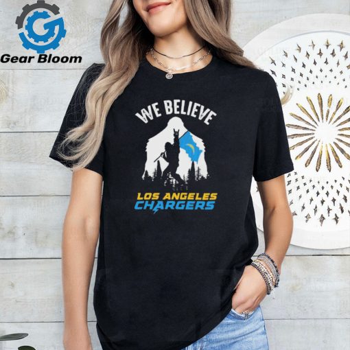 Bigfoot We Believe Los Angeles Chargers 2024 shirt