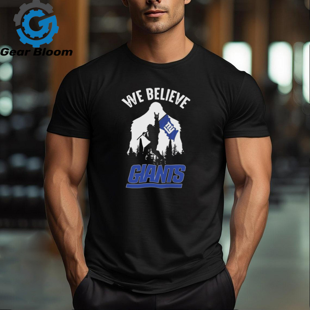 Bigfoot We Believe New York Giants 2024 shirt Bigfoot We Believe New York Giants 2024 shirt