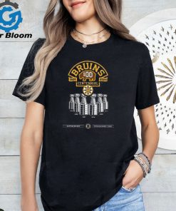 Boston Bruins Hockey Team 100th Season Hockey 2024 T Shirt