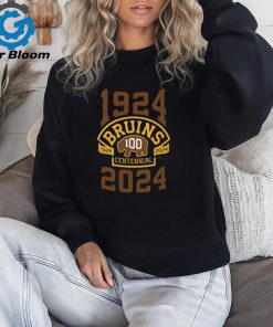 Boston Hockey Bruins Team 100th Season Hockey 1924 2024 T Shirt