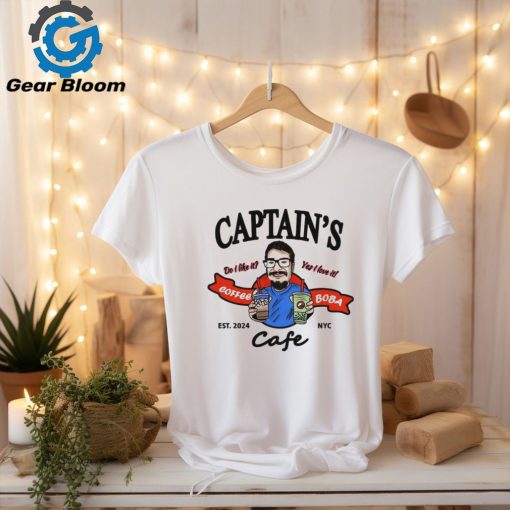 Captain’s Do You Like It Coffee Yet I Love It Boba Cafe Est 2024 t shirt