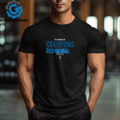 Congratulations Detroit Lions Is Champions Of NFC Championship Game Season 2023 2024 At Jan 28 Levi’s Stadium Logo Fan Gifts Merchandise T Shirt