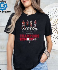 Congratulations Kansas City Chiefs Is Champions Of AFC Championship Game Season 2023 2024 At Jan 28 MT Bank Stadium Abbey Road Team Member Signatures Fan Gifts Merchandise T Shirt