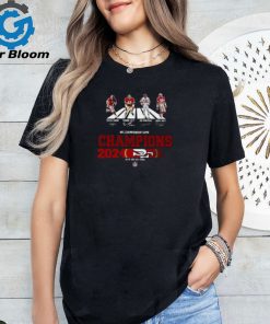 Congratulations San Francisco 49ers Is Champions Of NFC Championship Game Season 2023 2024 At Jan 28 Levi’s Stadium Abbey Road Team Member Signatures Fan Gifts Merchandise T Shirt