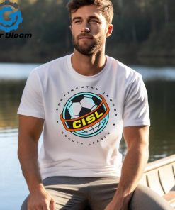 Continental Indoor Soccer League CISL Logo t shirt