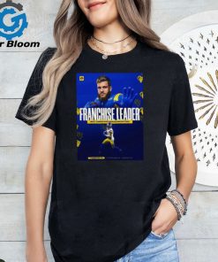 Cooper Kupp Franchise Leader Most Career Postseason Receptions Los Angeles Rams History Shirt