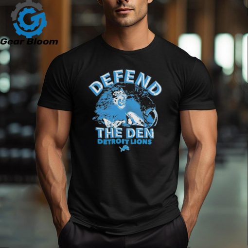 Defend The Den Detroit Lions ’47 Regional Franklin Logo Shirt