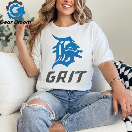 Detroit Football Grit Logo 2024 shirt