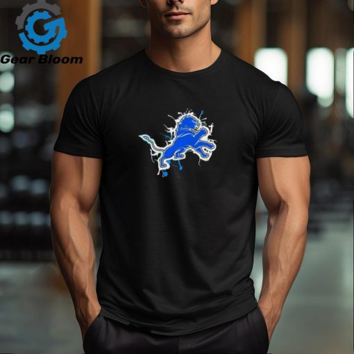 Detroit Lions 2024 Airbrush Art Design T Shirt