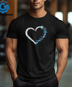 Detroit Lions Football Heart All Team Logo 2024 shirt