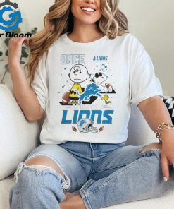 Detroit Lions and Charlie Brown Once A Lions Always A Lions Shirt