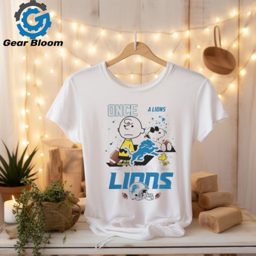 Detroit Lions and Charlie Brown Once A Lions Always A Lions Shirt