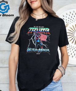 Donald Trump 2024 Ultra Maga T Shirt Trump Thunder USA Flag T shirt