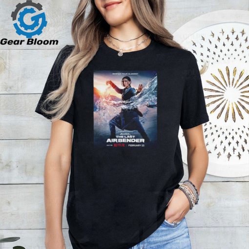 First Poster Netflix Series Avatar The Last Airbender Featuring Katara T Shirt