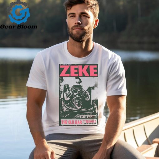 Fitzroy, VIC January 23, 2024 Zeke Tour Poster t shirt