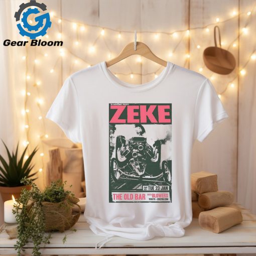 Fitzroy, VIC January 23, 2024 Zeke Tour Poster t shirt