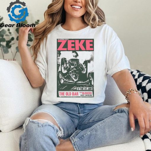 Fitzroy, VIC January 23, 2024 Zeke Tour Poster t shirt