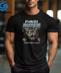 Florida Panthers Hockey Team 2024 Vtg Style Short Sleeved Black T Shirt