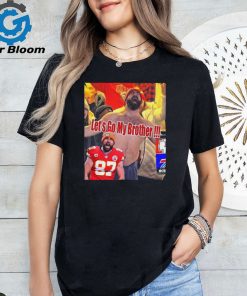 Funny Jason Kelce Celebrates For Kansas City Chiefs Defeat Buffalo Bills Let’s Go My Brother Unisex T Shirt