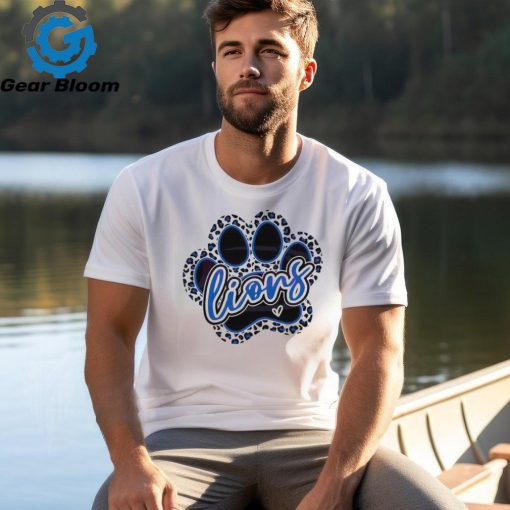 Funny Leopard Lions Paw Football Shirt