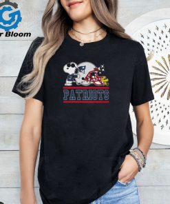 Get Here The New England Patriots Joe Cool and Woodstock Snoopy Mashup Shirts