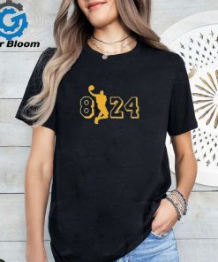 Hall of Fame Sports Memorabilia Tribute T Shirt for 8 24 Legend Kobe Support Los Angeles Basketball Shirt