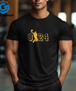 Hall of Fame Sports Memorabilia Tribute T Shirt for 8 24 Legend Kobe Support Los Angeles Basketball Shirt