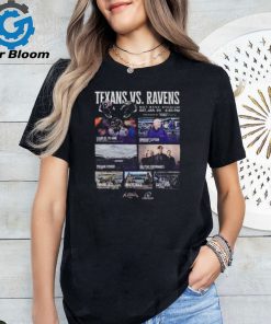 Houston Texans vs Baltimore Ravens At MT Bank Stadium Saturday January 20 2024 NFL News NFC Divisional Playoffs T Shirt