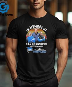 In memory of Kay Bernstein January 16,2024 Hertha BSC vintage shirt