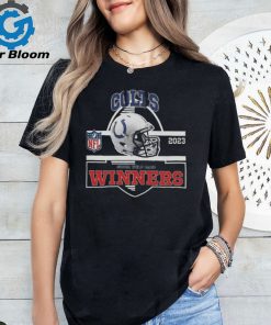 Indianapolis Colts Winners Champions 2023 Super Wild Card NFL Divisional Helmet Logo Shirt