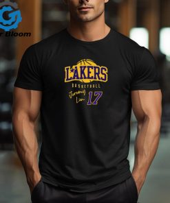 Jeremy Lin Shirt La Lakers Basketball Fan La 24 NBA Fans Youth Black Women's T Shirt