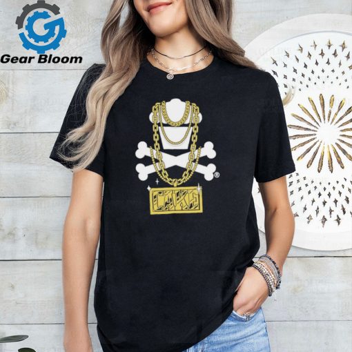 Johnny Cupcakes chain crossbones shirt