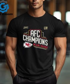 Kansas City Chiefs 100 NFL Super Bowl LVIII AFC Champions Miami Bound shirt