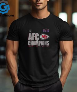 Kansas City Chiefs AFC Champions Locker Room Trophy T Shirt Nfl Super Bowl LVIII 2024