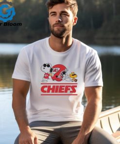 Kansas City Chiefs Snoopy And Woodstock Helmet Shirt