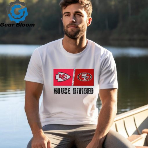 Kansas City Chiefs vs San Francisco 49Ers House Divided Shirt