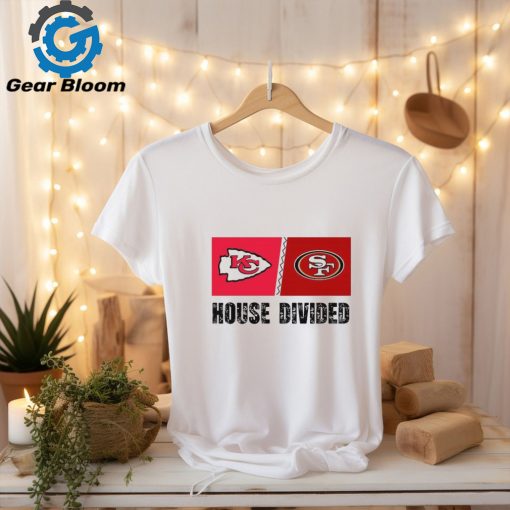 Kansas City Chiefs vs San Francisco 49Ers House Divided Shirt