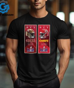 Kansas City Chiefs vs San Francisco 49ers Super Bowl LVIII Matchup Ticket Sales shirt