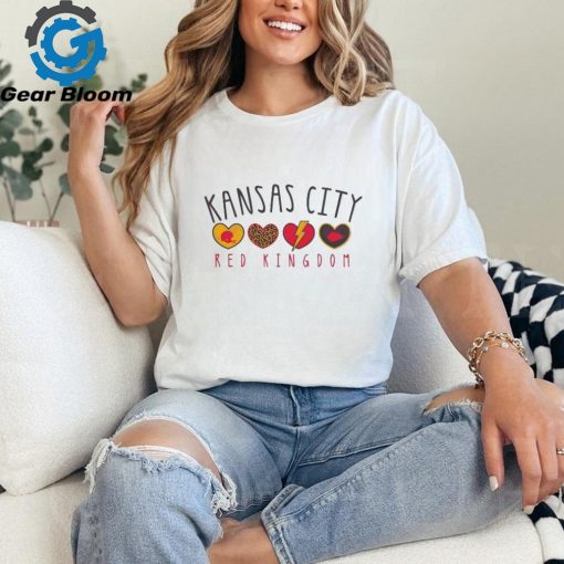 Kansas City Red Kingdom Love Heart Logo 2024 Shirt