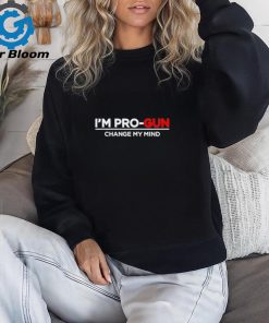 Kari Lake Steven Crowder Wearing I’m Pro Gun Change My Mind t shirt