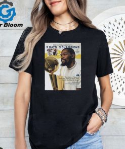 Kevin Durant Golden State Warriors NBA Sports Illustrated Cover Tee Shirt