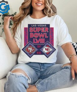 Las Vegas Super Bowl LVIII 49ers vs Chiefs Football Shirt