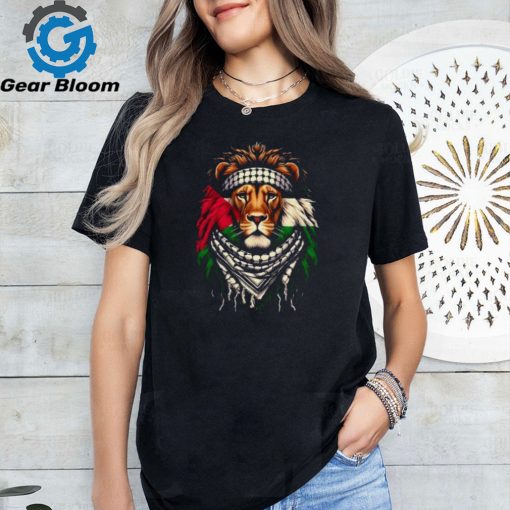 Lion Flag of Palestine   Gift for Palestinian from Palestine, Palestine Lion shirt