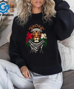 Lion Flag of Palestine Gift for Palestinian from Palestine, Palestine Lion shirt