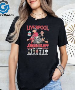 Liverpool Jurgen Klopp 2015 2024 signatures thanks shirt