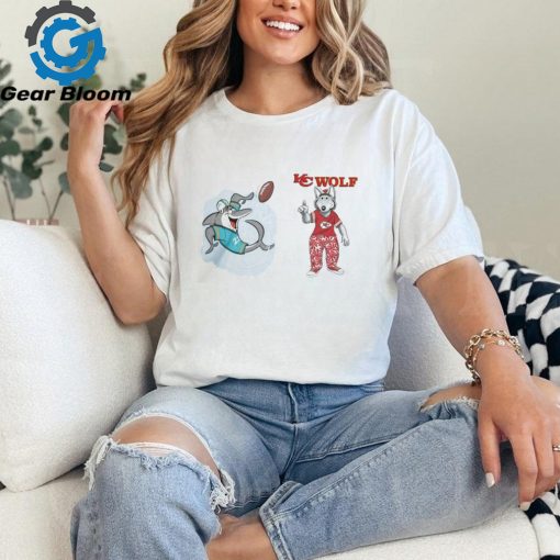 Miami Dolphins Vs Kansas City Chiefs NFL 2024 Mascot Cartoon Football shirt