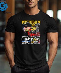 Michigan Football 2024 Rose Bowl Game Champions Trophy shirt