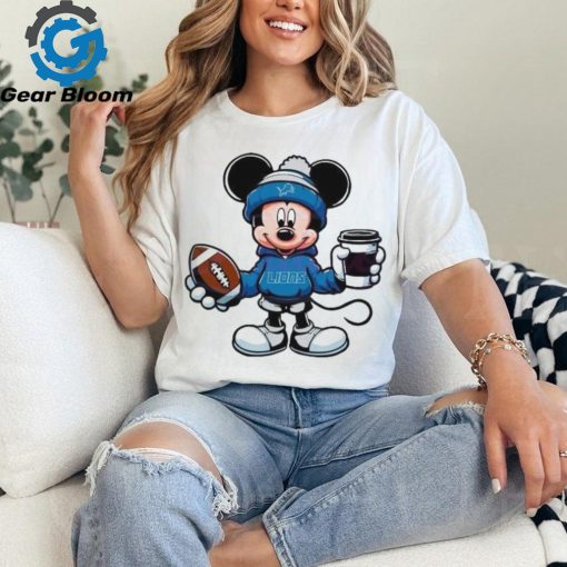 Mickey Mouse Detroit Lions Coffee Cup 2024 Shirt