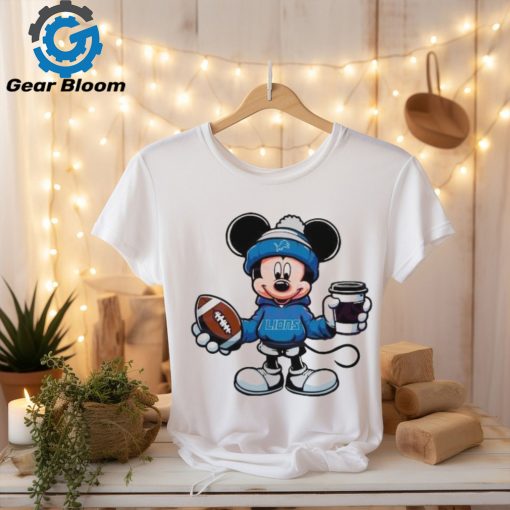 Mickey Mouse Detroit Lions Coffee Cup 2024 Shirt